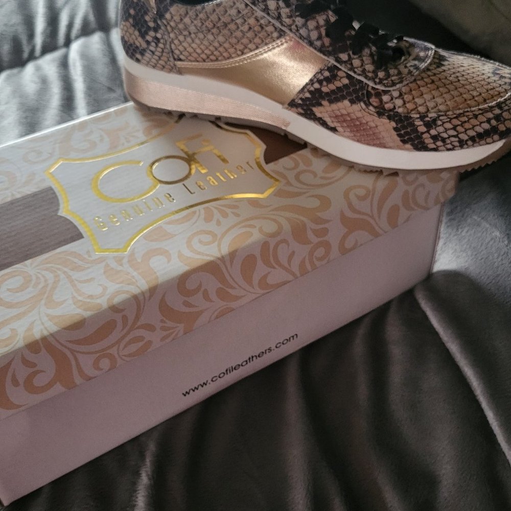 BRAND NEW COFI LEATHER LOOK SNAKE SKIN